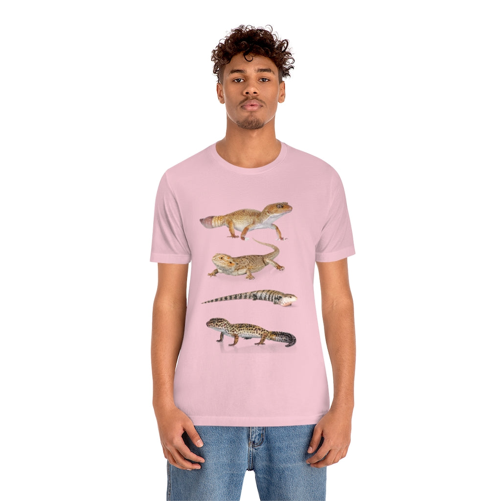 Lizard Reptile Unisex Jersey Short Sleeve Tee