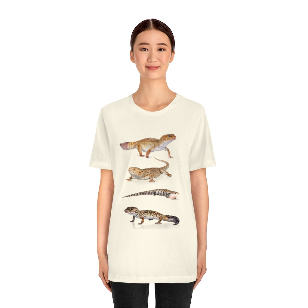 Lizard Reptile Unisex Jersey Short Sleeve Tee