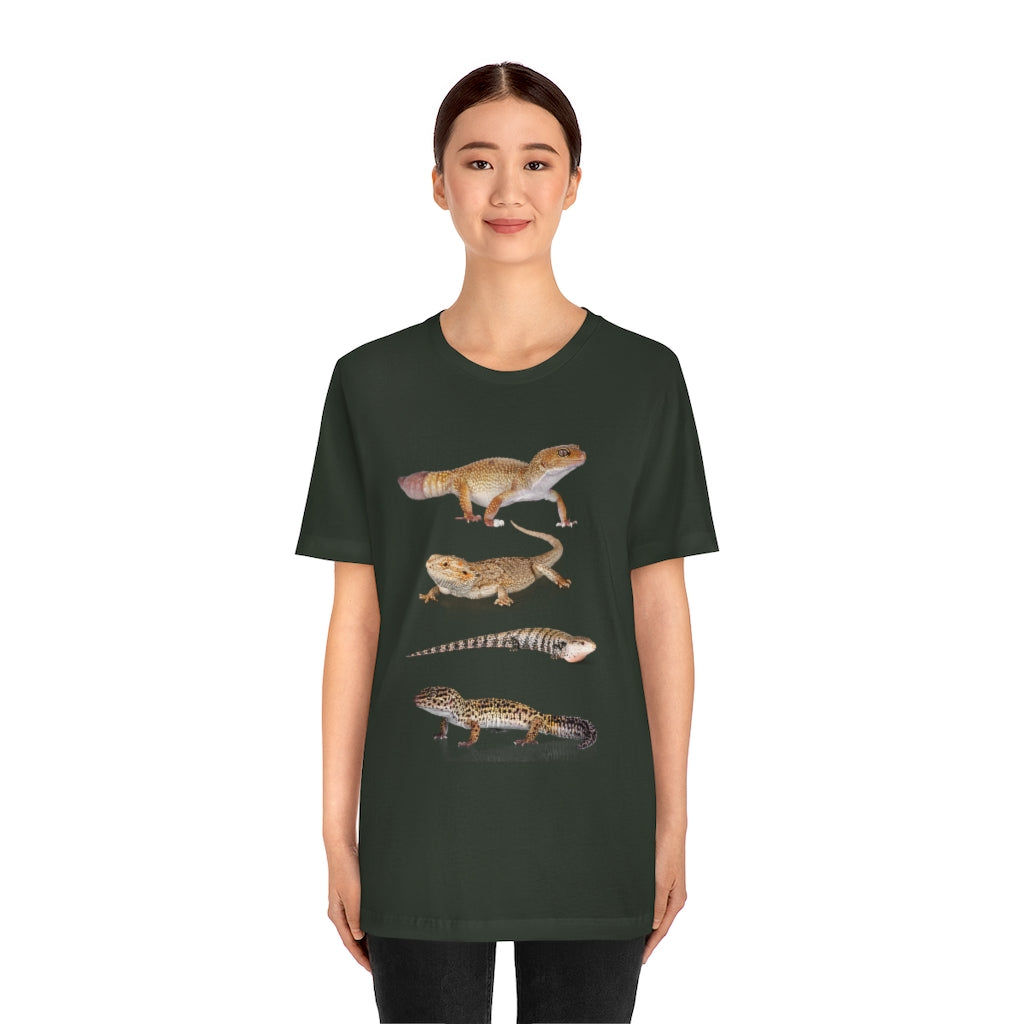 Lizard Reptile Unisex Jersey Short Sleeve Tee