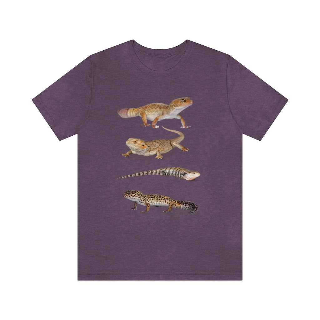 Lizard Reptile Unisex Jersey Short Sleeve Tee