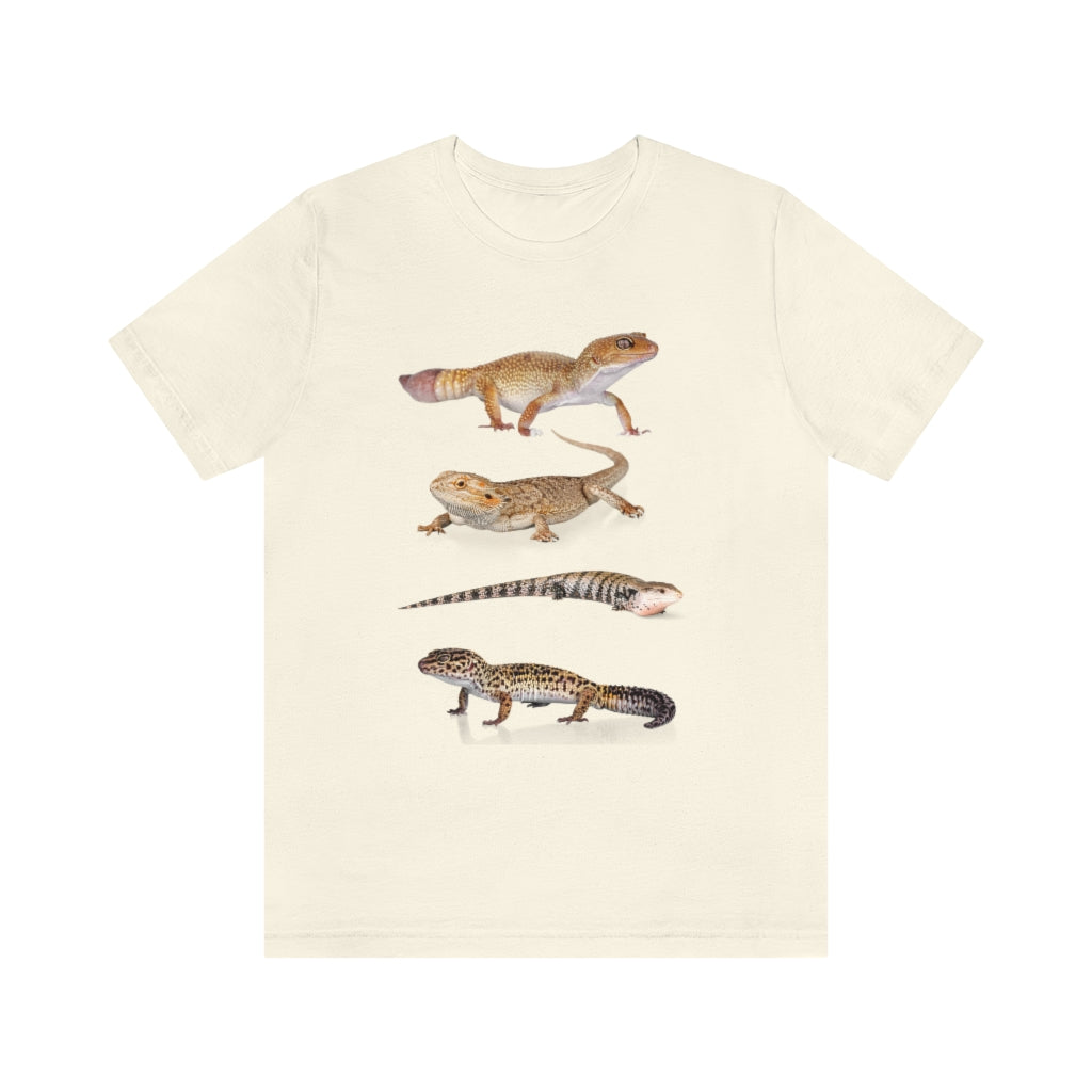 Lizard Reptile Unisex Jersey Short Sleeve Tee