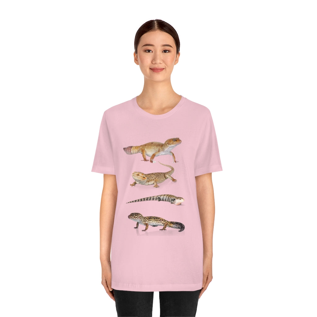 Lizard Reptile Unisex Jersey Short Sleeve Tee