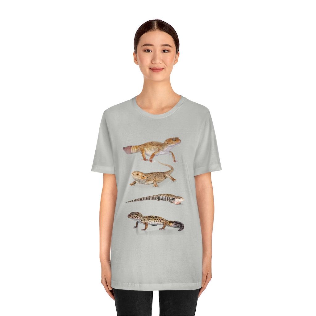 Lizard Reptile Unisex Jersey Short Sleeve Tee