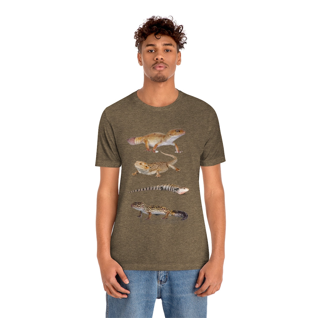 Lizard Reptile Unisex Jersey Short Sleeve Tee