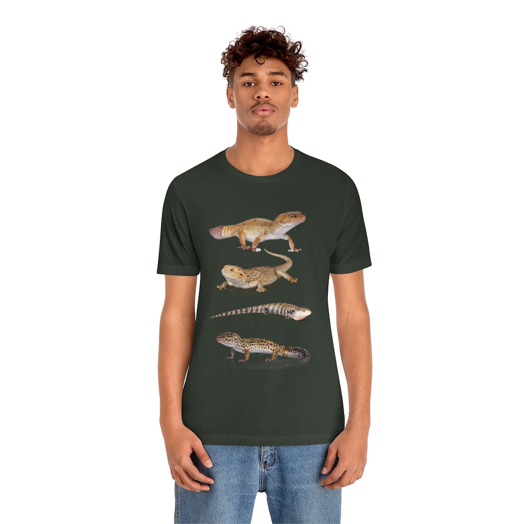 Lizard Reptile Unisex Jersey Short Sleeve Tee