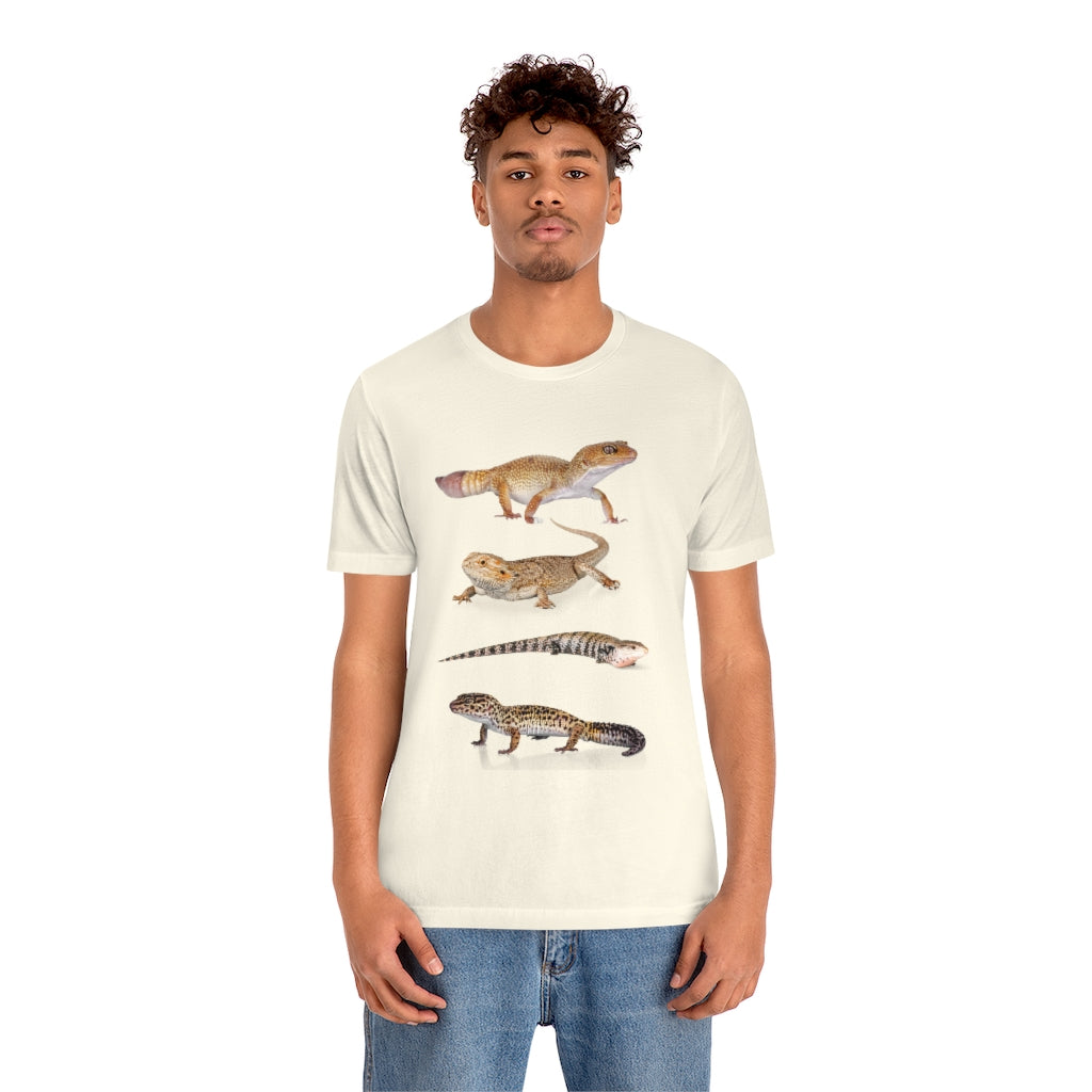 Lizard Reptile Unisex Jersey Short Sleeve Tee