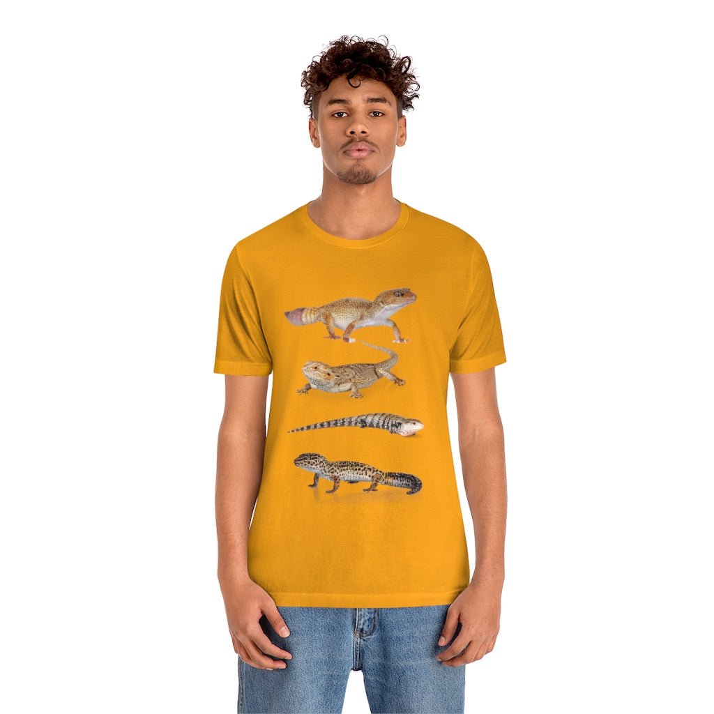 Lizard Reptile Unisex Jersey Short Sleeve Tee