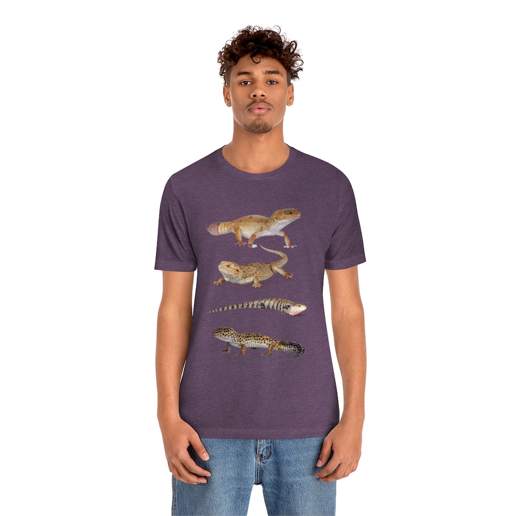 Lizard Reptile Unisex Jersey Short Sleeve Tee