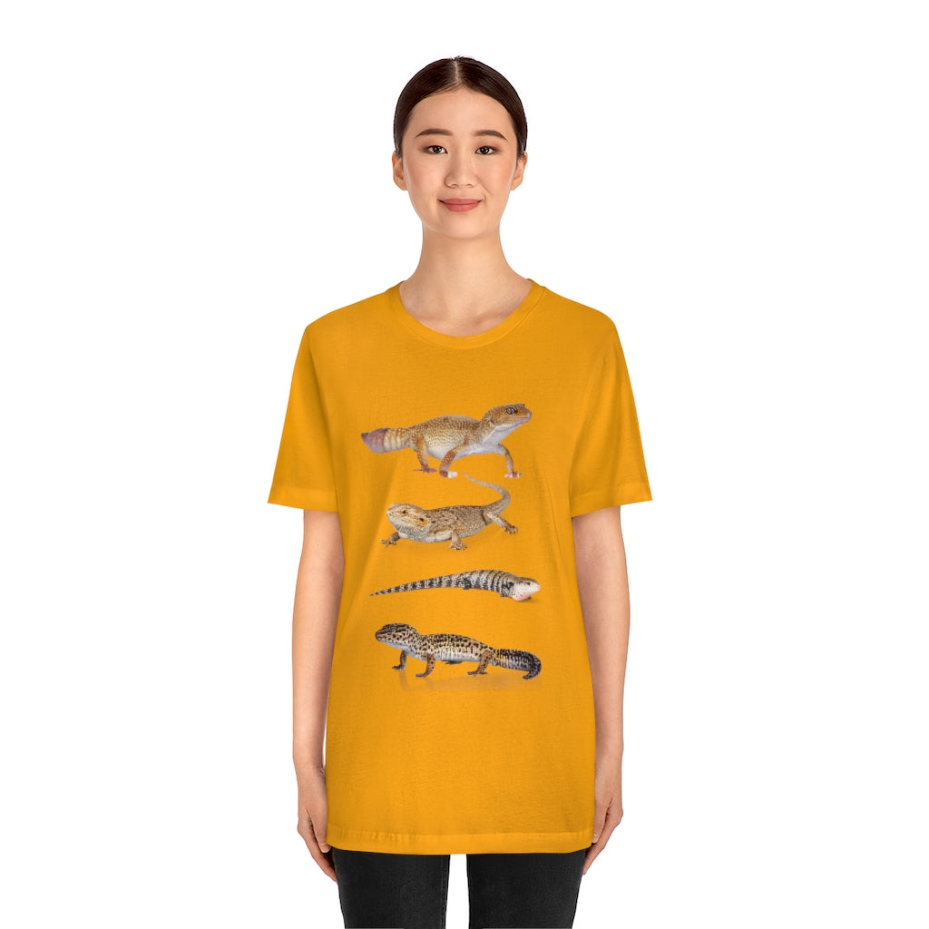 Lizard Reptile Unisex Jersey Short Sleeve Tee