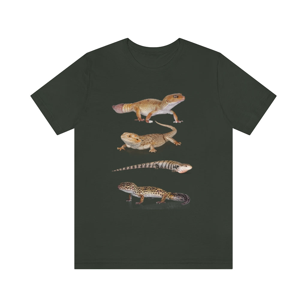 Lizard Reptile Unisex Jersey Short Sleeve Tee