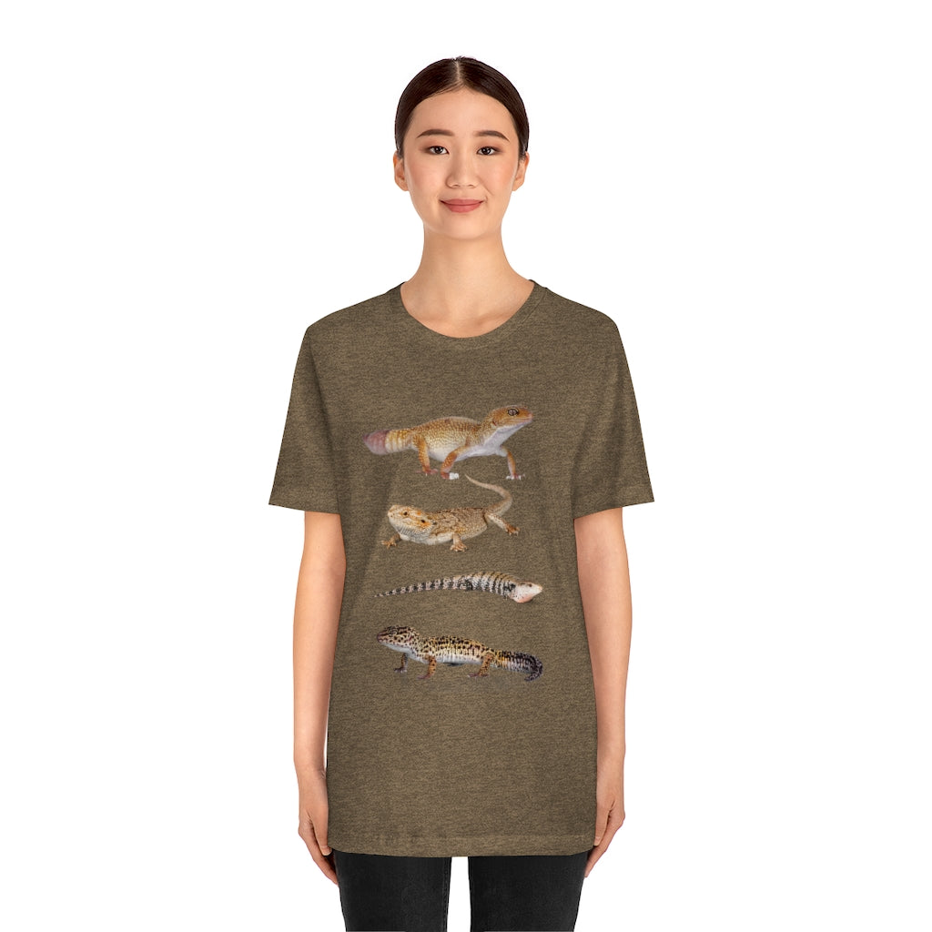 Lizard Reptile Unisex Jersey Short Sleeve Tee